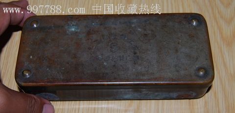 民国时期上海信丰铁工厂针筒消毒铜盒 跨越时代的医药文物珍品